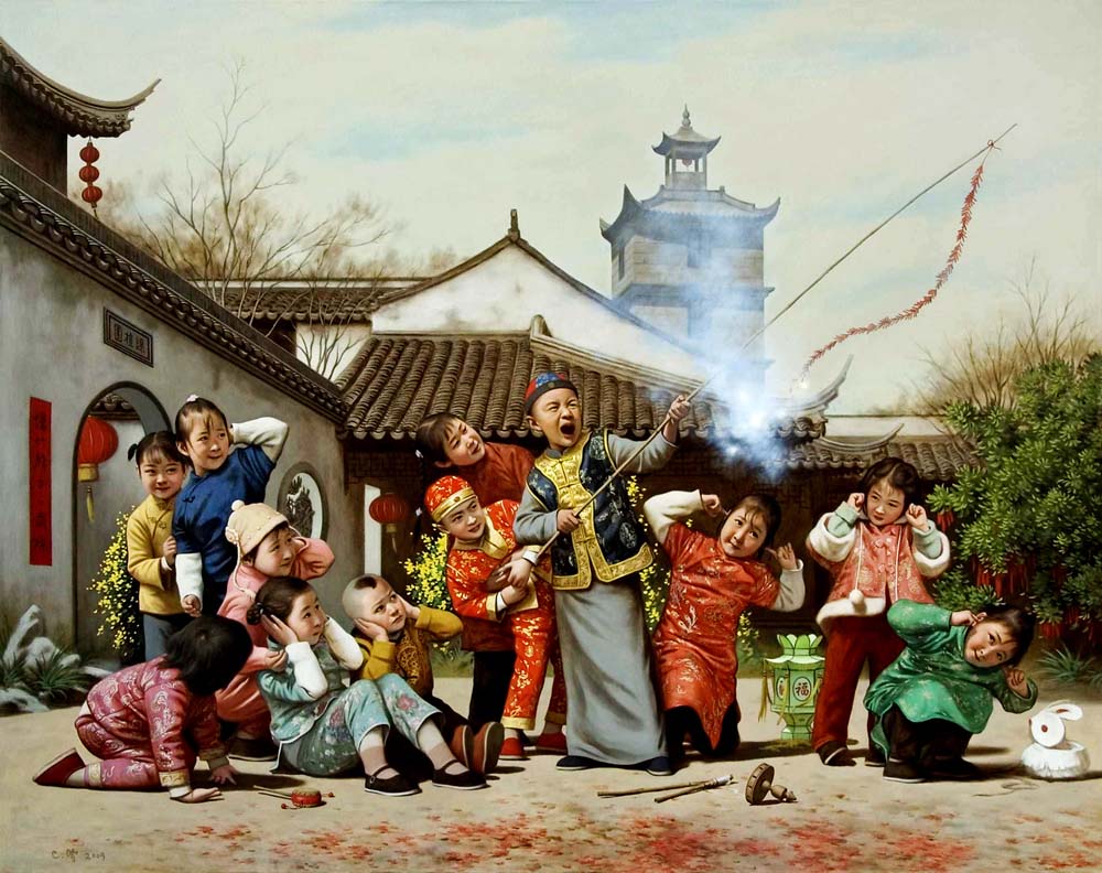 华人在传统节日,婚礼喜庆,各类庆典,庙会活动等场合几乎都会燃放鞭炮